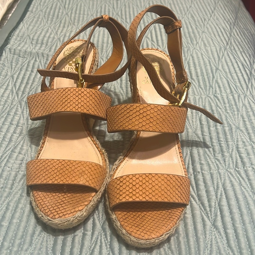 Vince Camuto double strap espadrille style sandal